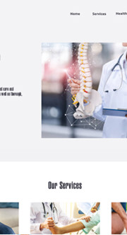 More Orthopaedic Website Templates